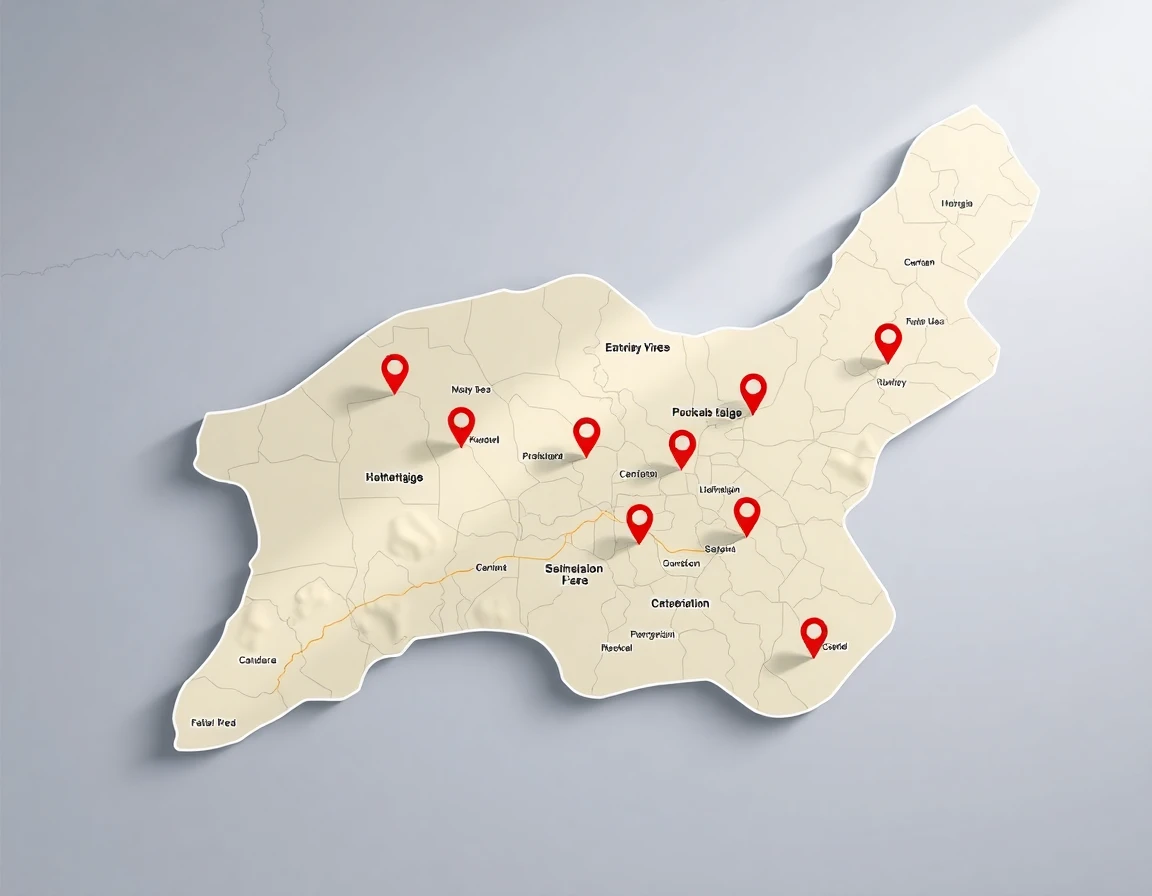 Water Damage Service Areas Map